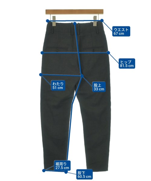 ISABEL MARANT ETOILE（イザベルマランエトワール）スラックス グレー サイズ:34(XS位) レディース/2200626936624