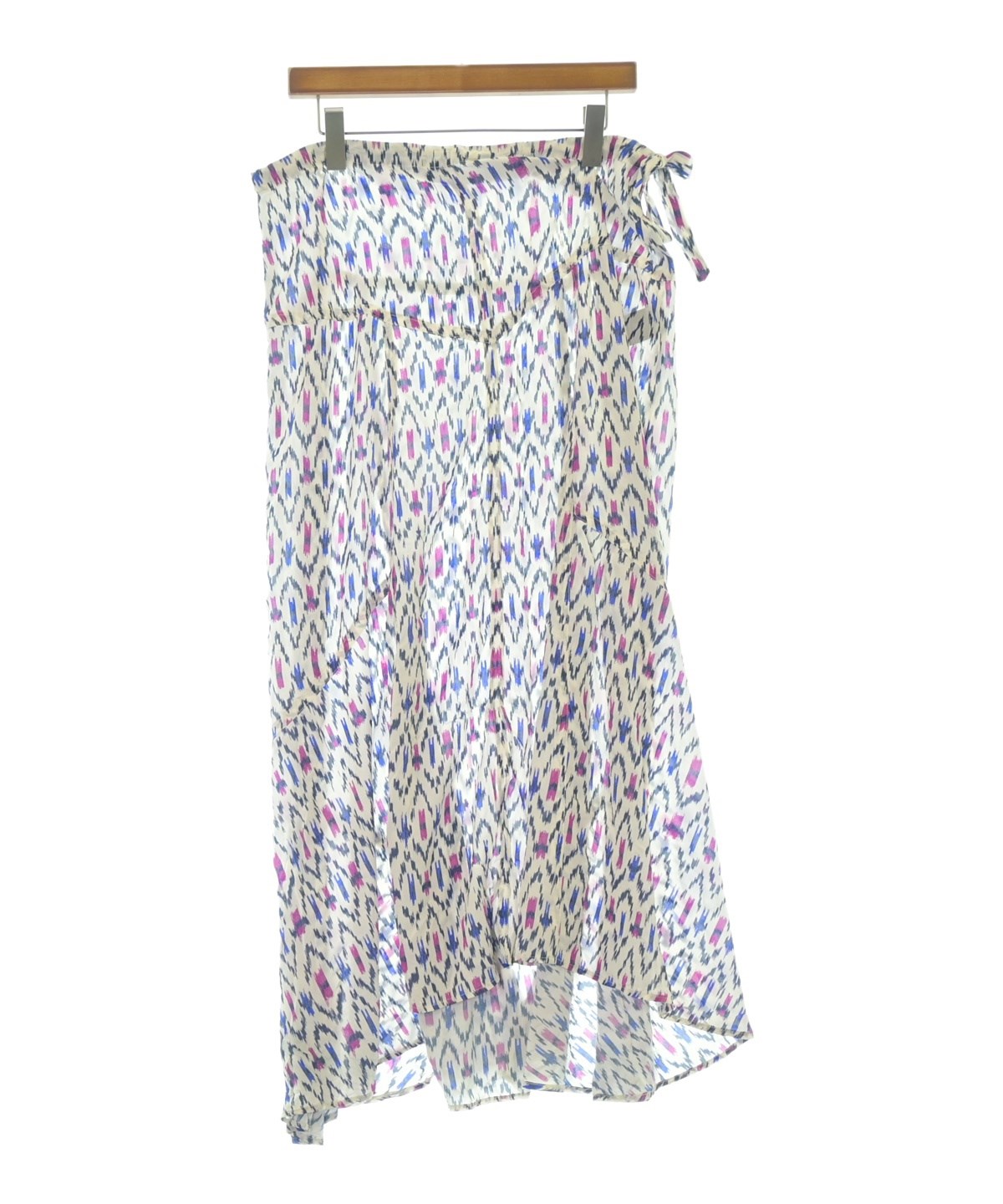 イザベルマランエトワール スカート ブルー イエロー コットン 36