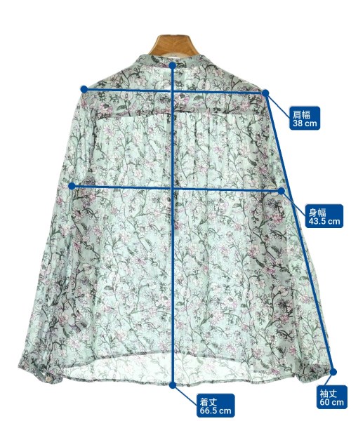 ISABEL MARANT ETOILE（イザベルマランエトワール）ブラウス 青 サイズ:38(S位) レディース/2200625527045