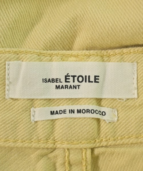 ISABEL MARANT ETOILE（イザベルマランエトワール）デニムパンツ 黄 サイズ:34(XS位) レディース/2200633081058