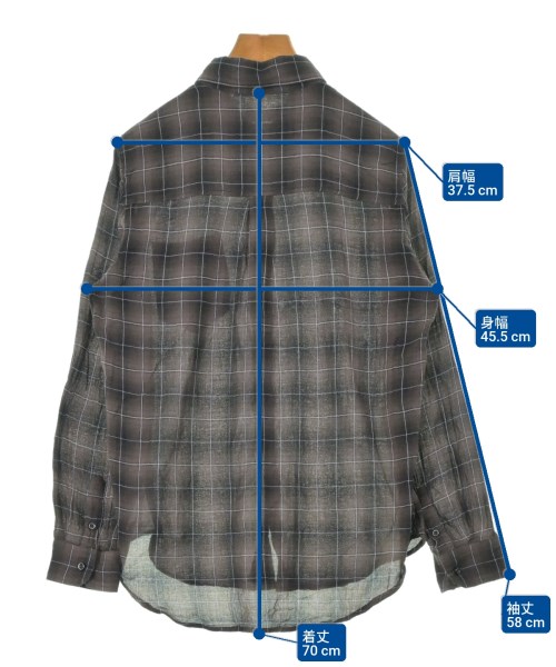 ISABEL MARANT ETOILE（イザベルマランエトワール）カジュアルシャツ 茶 サイズ:38(S位) レディース/2200634427237