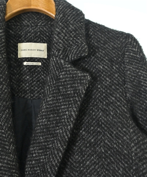 ISABEL MARANT ETOILE（イザベルマランエトワール）チェスターコート 黒 サイズ:34(XXS位) レディース/2200609902080