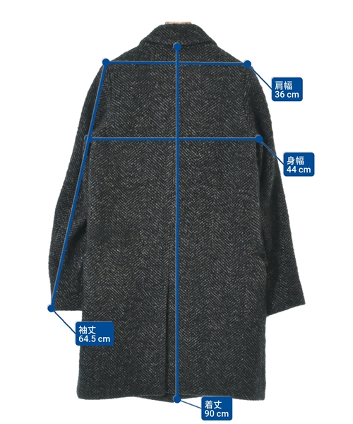 ISABEL MARANT ETOILE（イザベルマランエトワール）チェスターコート 黒 サイズ:34(XXS位) レディース/2200609902080