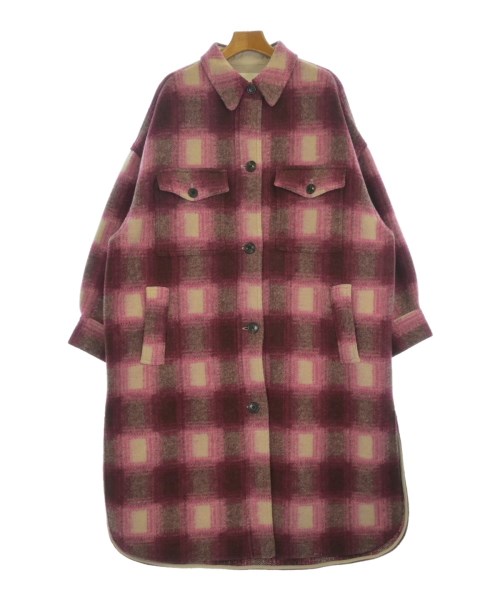 MARANT ETOILE(マランエトワール)ステンカラーコート ピンク サイズ:1(S位)/2200651570015