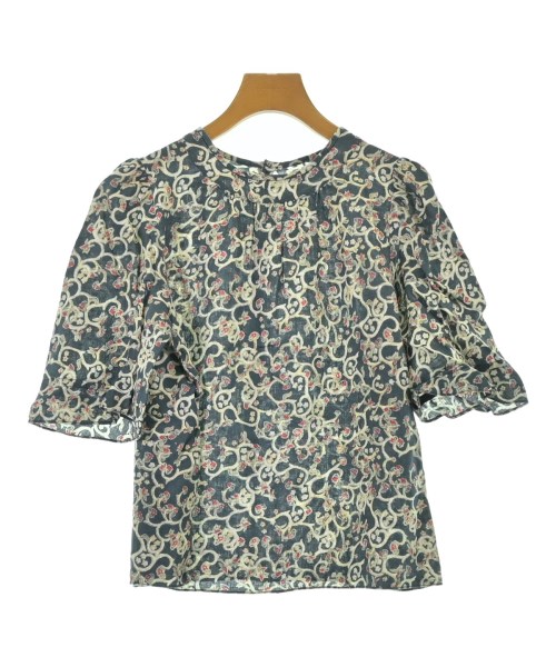 MARANT ETOILE(マランエトワール)ブラウス 紺 サイズ:36(XS位)/2200676099065