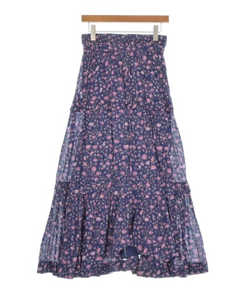 ISABEL MARANT ETOILE（イザベルマランエトワール）ロング・マキシ丈スカート 紺 サイズ:34(XXS位) レディース/2200659142078