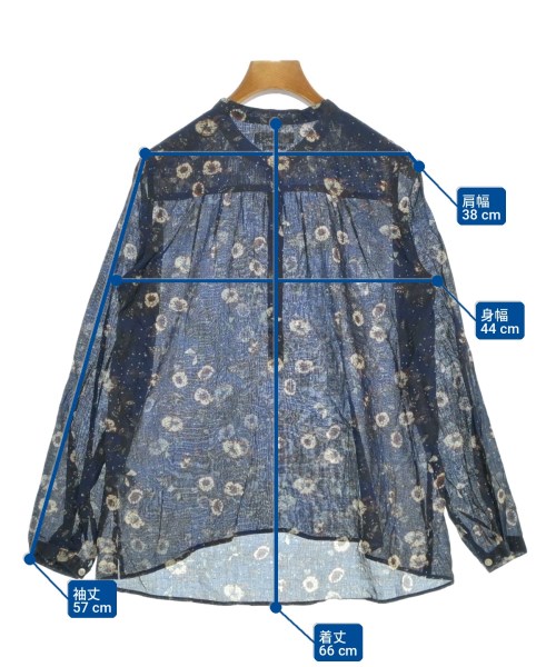 ISABEL MARANT ETOILE（イザベルマランエトワール）ブラウス 紺 サイズ:34(XXS位) レディース/2200709738152