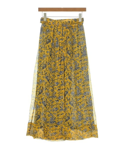 ISABEL MARANT ETOILE（イザベルマランエトワール）ロング・マキシ丈スカート 黄 サイズ:34(XXS位) レディース/2200709738299