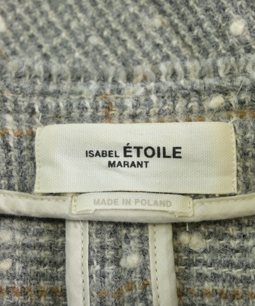 ISABEL MARANT ETOILE（イザベルマランエトワール）ノーカラージャケット グレー サイズ:36(XS位) レディース/2200714661056