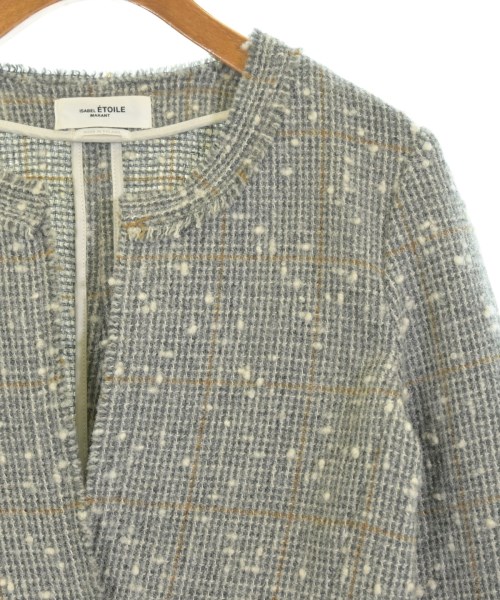 ISABEL MARANT ETOILE（イザベルマランエトワール）ノーカラージャケット グレー サイズ:36(XS位) レディース/2200714661056