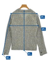ISABEL MARANT ETOILE（イザベルマランエトワール）ノーカラージャケット グレー サイズ:36(XS位) レディース/2200714661056