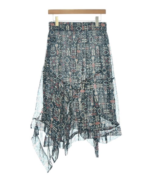 ISABEL MARANT ETOILE（イザベルマランエトワール）ロング・マキシ丈スカート 紺 サイズ:34(XXS位) レディース/2200717416011