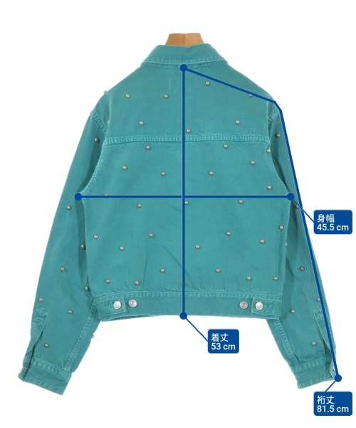 ISABEL MARANT ETOILE（イザベルマランエトワール）デニムジャケット 緑 サイズ:34(XXS位) レディース/2200648801016