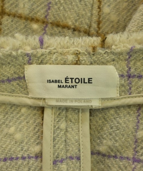 ISABEL MARANT ETOILE（イザベルマランエトワール）ノーカラージャケット グレー サイズ:36(XS位) レディース/2200649237135