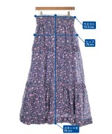 ISABEL MARANT ETOILE（イザベルマランエトワール）ロング・マキシ丈スカート 紺 サイズ:36(XS位) レディース/2200701481094