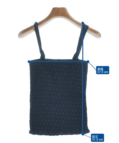 ISABEL MARANT ETOILE（イザベルマランエトワール）ブラウス 紺 サイズ:34(XXS位) レディース/2200699601221