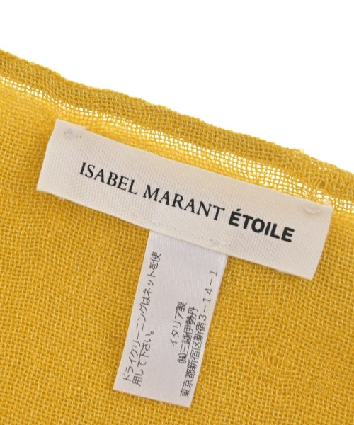 ISABEL MARANT ETOILE（イザベルマランエトワール）ストール 黄 サイズ:- レディース/2200704225183