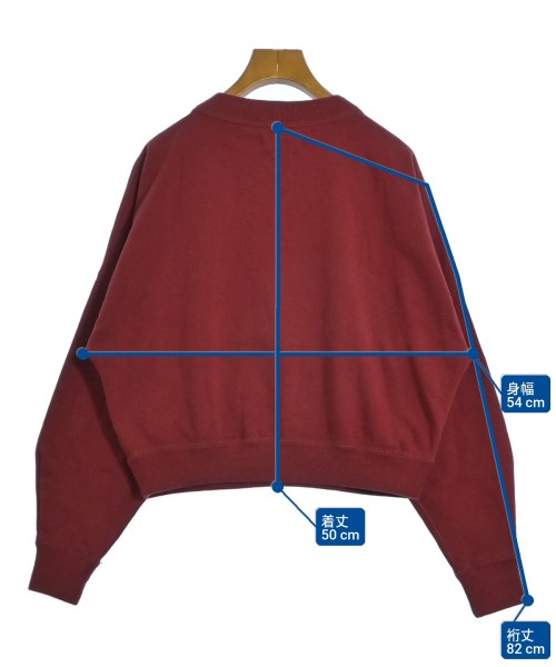 ISABEL MARANT ETOILE（イザベルマランエトワール）スウェット 赤 サイズ:36(XS位) レディース/2200704778078