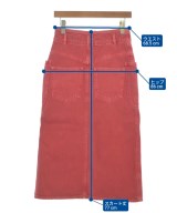 ISABEL MARANT ETOILE（イザベルマランエトワール）ロング・マキシ丈スカート 赤 サイズ:36(S位) レディース/2200662808022