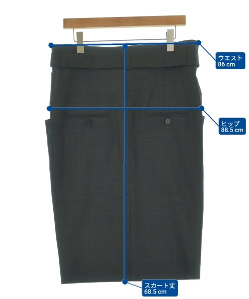 ISABEL MARANT ETOILE（イザベルマランエトワール）ひざ丈スカート グレー サイズ:38(S位) レディース/2200666042026