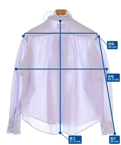 ISABEL MARANT ETOILE（イザベルマランエトワール）カジュアルシャツ 紫 サイズ:34(XL位) レディース/2200669139044