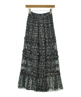 ISABEL MARANT ETOILE（イザベルマランエトワール）ロング・マキシ丈スカート 黒 サイズ:34(XXS位) レディース/2200670490028