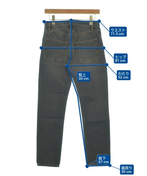 ISABEL MARANT ETOILE（イザベルマランエトワール）デニムパンツ グレー サイズ:34(XXS位) レディース/2200668653190