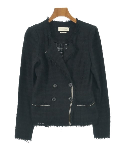 ISABEL MARANT ETOILE（イザベルマランエトワール）ノーカラージャケット 黒 サイズ:34(XXS位) レディース/2200723092025
