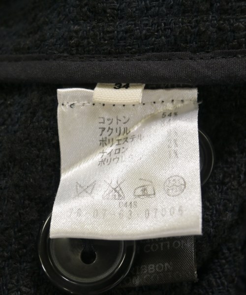 ISABEL MARANT ETOILE（イザベルマランエトワール）ノーカラージャケット 黒 サイズ:34(XXS位) レディース/2200723092025
