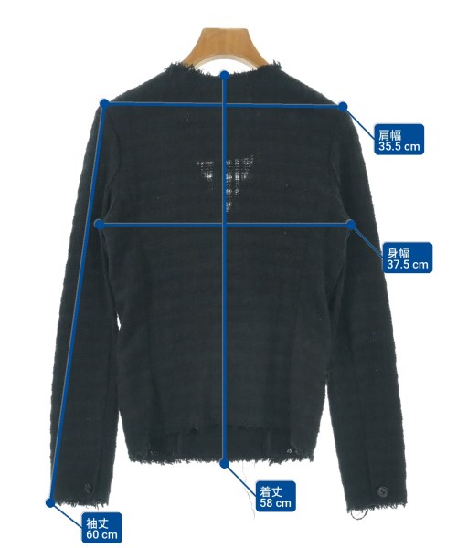 ISABEL MARANT ETOILE（イザベルマランエトワール）ノーカラージャケット 黒 サイズ:34(XXS位) レディース/2200723092025