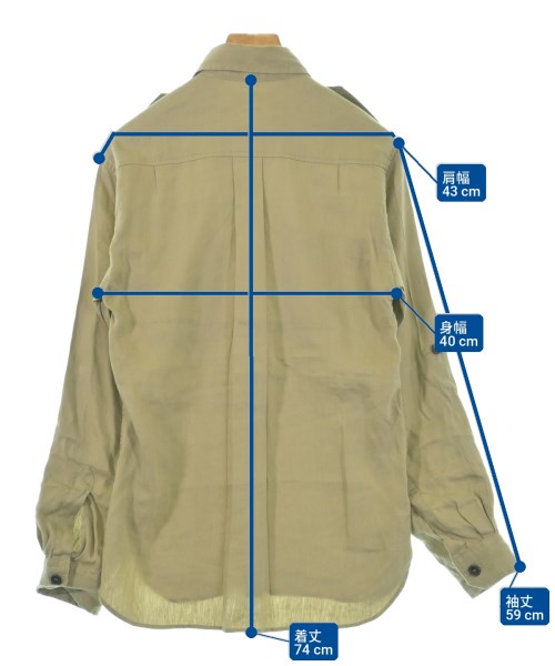 ISABEL MARANT ETOILE（イザベルマランエトワール）カジュアルシャツ カーキ サイズ:36(XS位) レディース/2200723092230