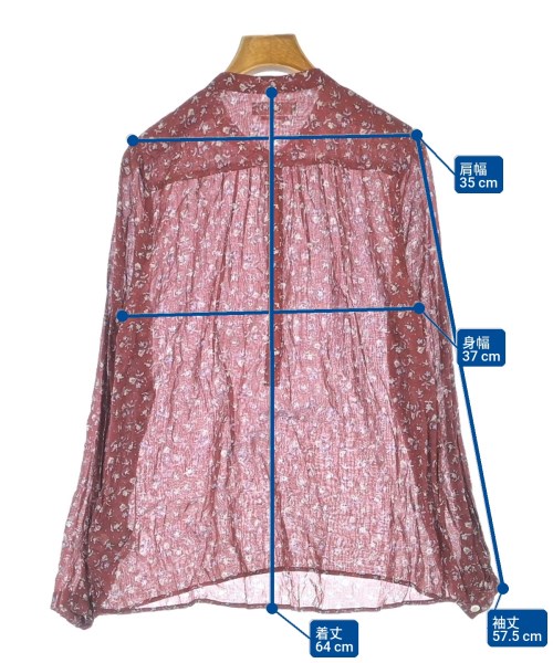 ISABEL MARANT ETOILE（イザベルマランエトワール）ブラウス 赤 サイズ:36(XS位) レディース/2200736858014