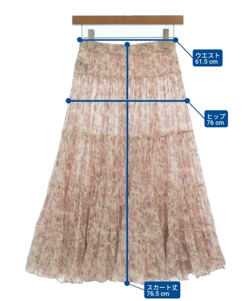 ISABEL MARANT ETOILE（イザベルマランエトワール）ロング・マキシ丈スカート 白 サイズ:34(XXS位) レディース/2200727397010