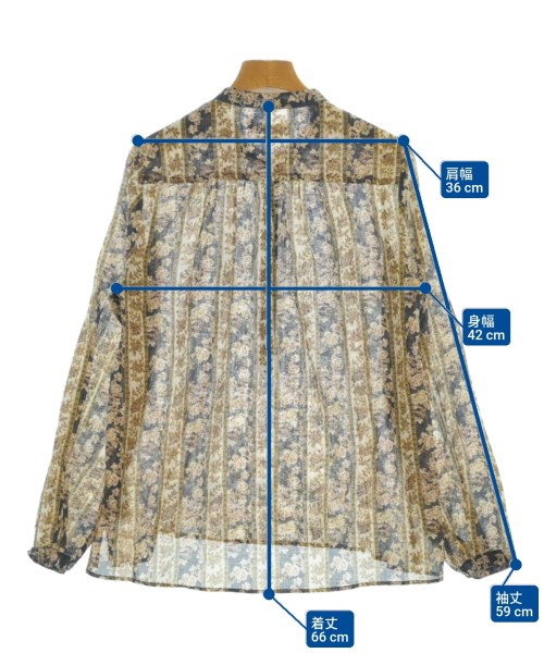 ISABEL MARANT ETOILE（イザベルマランエトワール）ブラウス 黒 サイズ:36(XS位) レディース/2200670676057