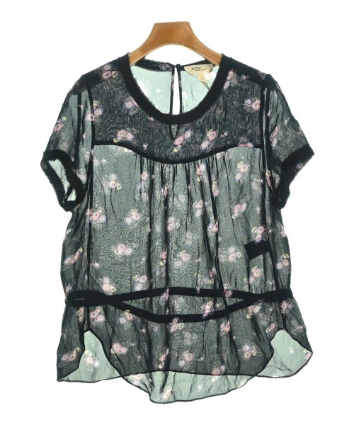MARANT ETOILE(マランエトワール)ブラウス 紺 サイズ:1(S位)/2200686987222