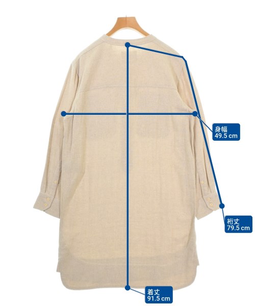 ISABEL MARANT ETOILE（イザベルマランエトワール）シャツワンピース ベージュ サイズ:36(XS位) レディース/2200691663029