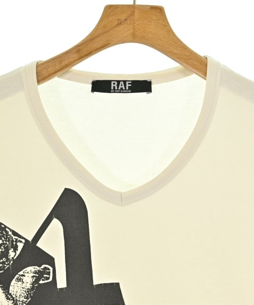 RAF BY RAFSIMONS（ラフバイ　ラフシモンズ）Tシャツ・カットソー 白 サイズ:M メンズ/2200672652158