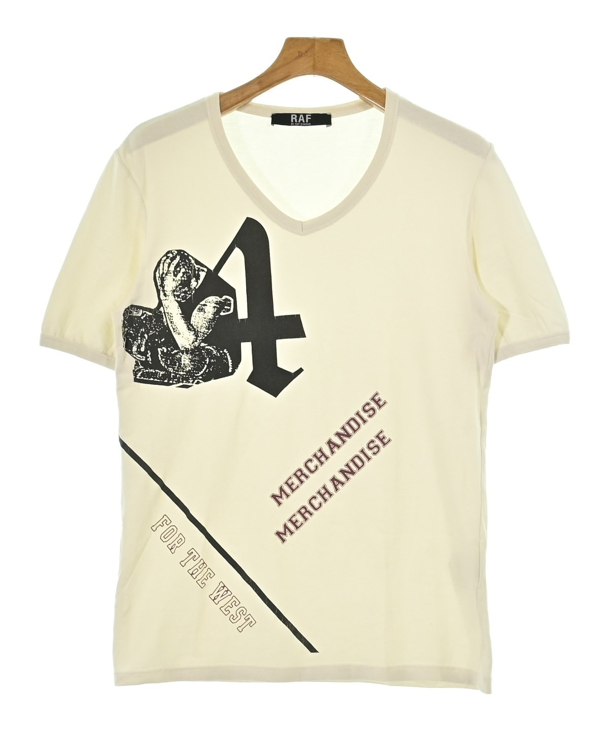 RAF BY RAFSIMONS（ラフバイ ラフシモンズ）Tシャツ・カットソー 白