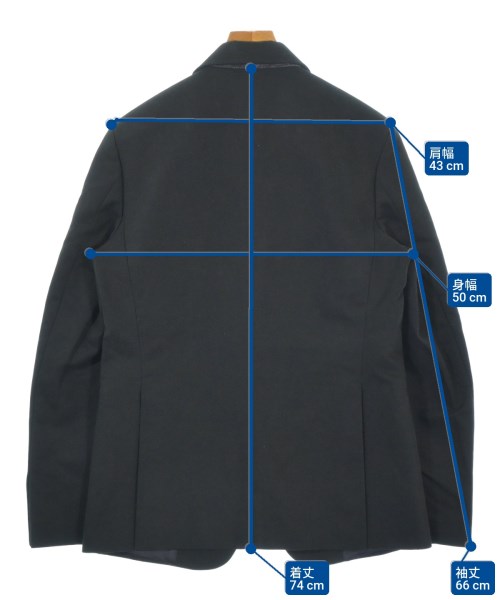 RAF BY RAFSIMONS（ラフバイ　ラフシモンズ）ジャケット 黒 サイズ:46(M位) メンズ/2200672007026