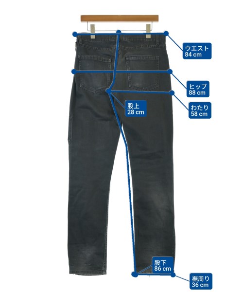 RAF BY RAFSIMONS（ラフバイ　ラフシモンズ）デニムパンツ 黒 サイズ:32(L位) メンズ/2200662780038