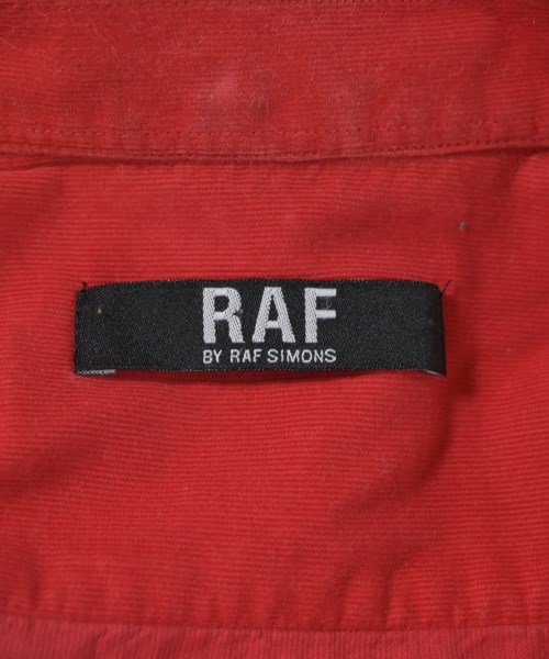 RAF BY RAFSIMONS（ラフバイ　ラフシモンズ）カジュアルシャツ 赤 サイズ:M メンズ/2200691416250