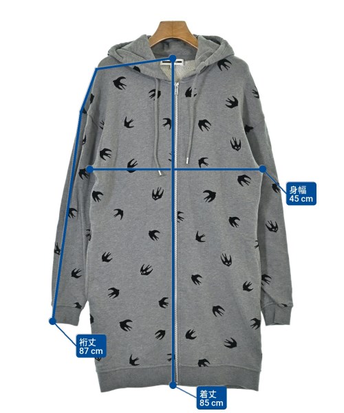 McQ（マックキュー）パーカー グレー サイズ:XXS レディース/2200628537362