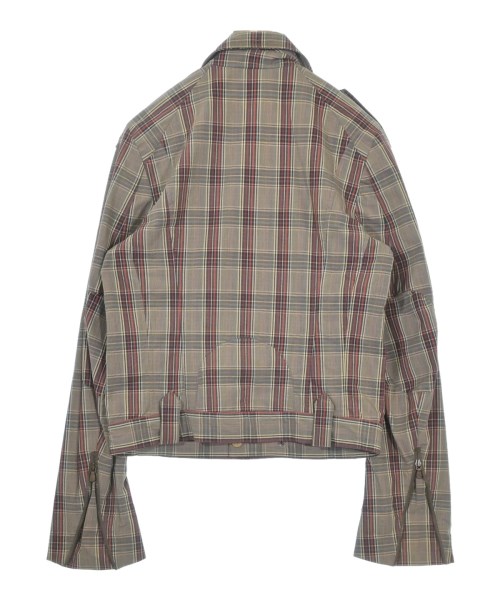 McQ（マックキュー）ライダース 茶 サイズ:44(S位) メンズ/2200628853028