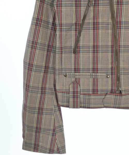 McQ（マックキュー）ライダース 茶 サイズ:44(S位) メンズ/2200628853028