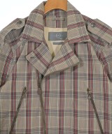 McQ（マックキュー）ライダース 茶 サイズ:44(S位) メンズ/2200628853028