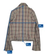 McQ（マックキュー）ライダース 茶 サイズ:44(S位) メンズ/2200628853028