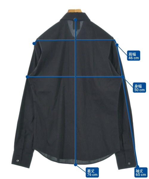 McQ（マックキュー）カジュアルシャツ 黒 サイズ:-(M位) メンズ/2200617867029