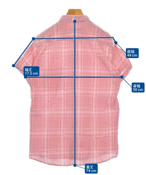 McQ（マックキュー）カジュアルシャツ 赤 サイズ:46(M位) メンズ/2200668990080