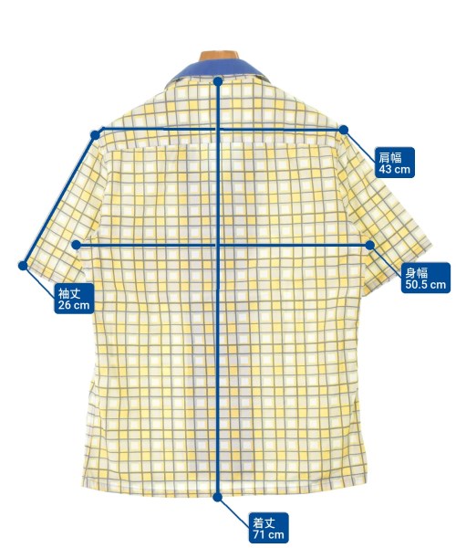 McQ（マックキュー）カジュアルシャツ 黄 サイズ:-(M位) メンズ/2200658489044