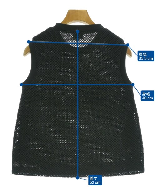 McQ（マックキュー）ノースリーブ 黒 サイズ:XS レディース/2200655917090